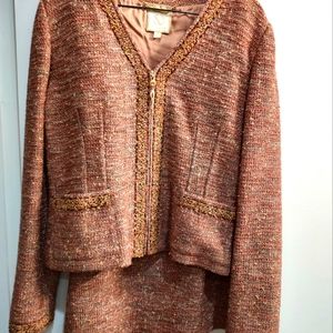 Evening st john suit jacket size 16 skirt size 14